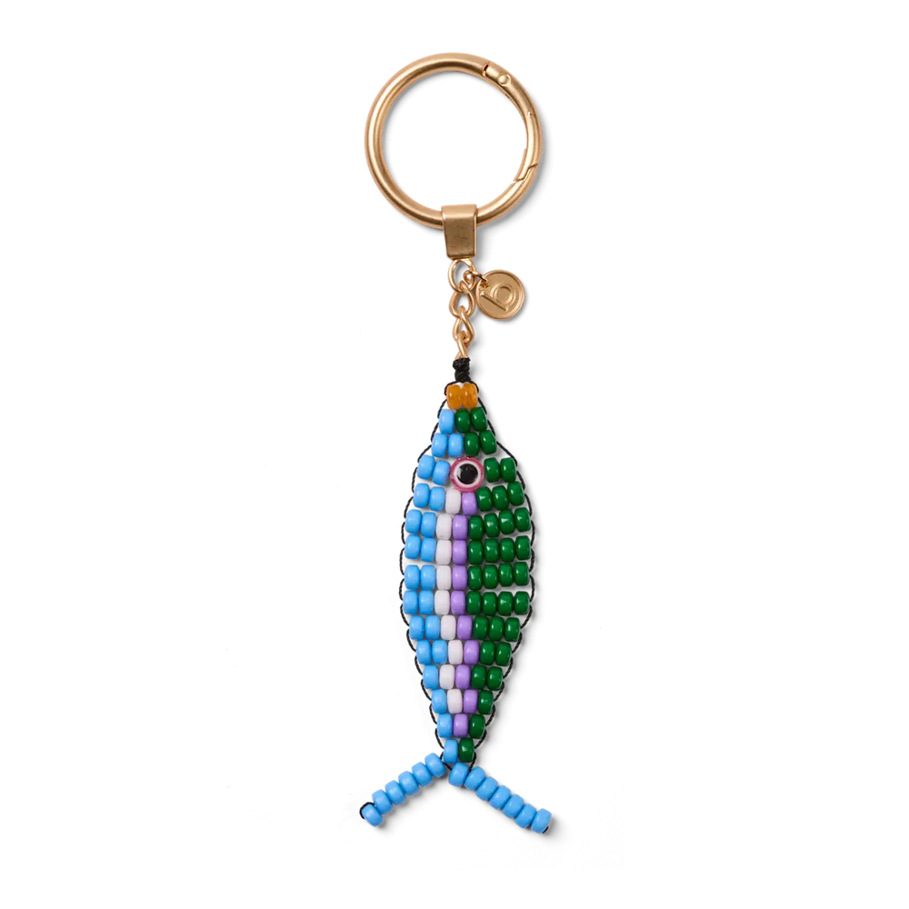 Beaded Fish Blue/Green