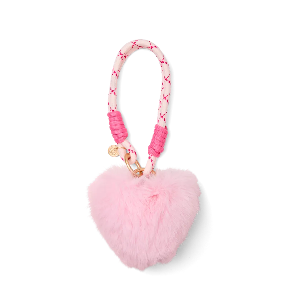 Pink Heart Pouf